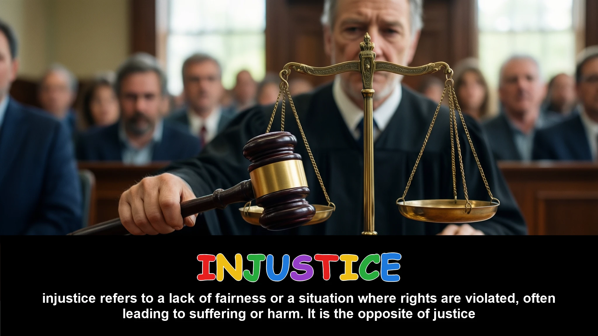 English Illustration for injustice